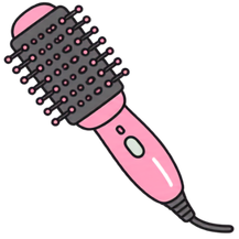 Heated hairbrush